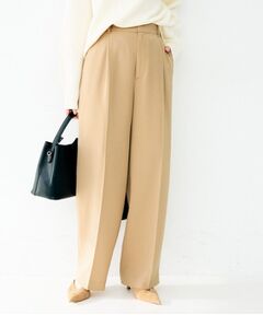 UNTITLED / アンタイトル パンツ | ドライタッチタックワイドパンツ