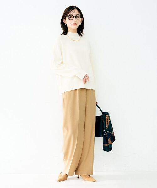 UNTITLED / アンタイトル パンツ | ドライタッチタックワイドパンツ | 詳細8