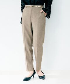 UNTITLED / アンタイトル パンツ | 杢調テーパードパンツ