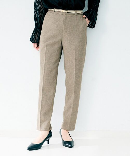 UNTITLED / アンタイトル パンツ | 杢調テーパードパンツ | 詳細12