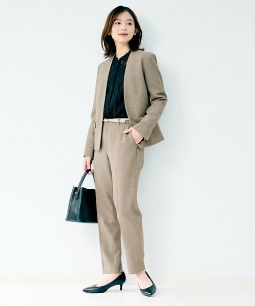 UNTITLED / アンタイトル パンツ | 杢調テーパードパンツ | 詳細14