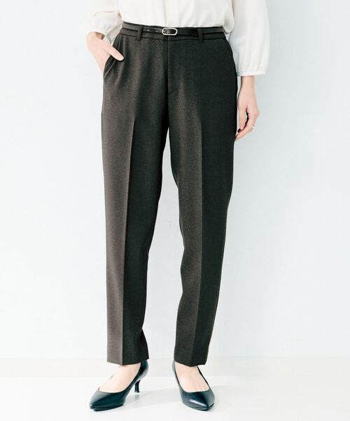 UNTITLED / アンタイトル パンツ | 杢調テーパードパンツ | 詳細2