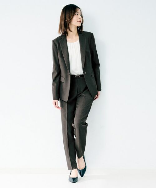 UNTITLED / アンタイトル パンツ | 杢調テーパードパンツ | 詳細4