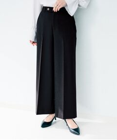 UNTITLED / アンタイトル パンツ | 杢調ワイドパンツ