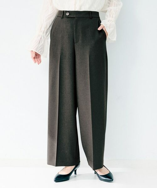 UNTITLED / アンタイトル パンツ | 杢調ワイドパンツ | 詳細2