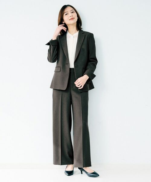 UNTITLED / アンタイトル パンツ | 杢調ワイドパンツ | 詳細4