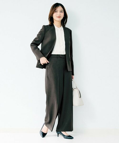 UNTITLED / アンタイトル パンツ | 杢調ワイドパンツ | 詳細5