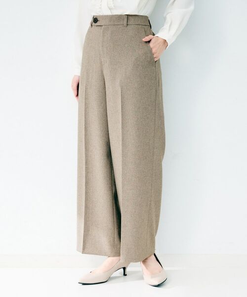 UNTITLED / アンタイトル パンツ | 杢調ワイドパンツ | 詳細7