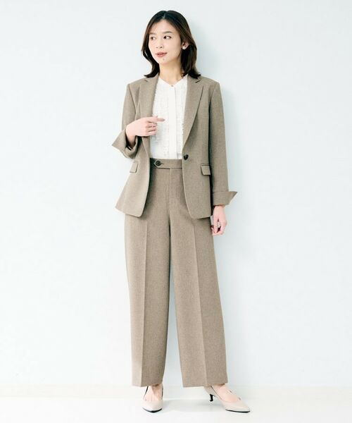 UNTITLED / アンタイトル パンツ | 杢調ワイドパンツ | 詳細9