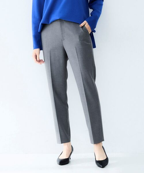 UNTITLED / アンタイトル パンツ | ベーシックテーパードパンツ(グレー(012))