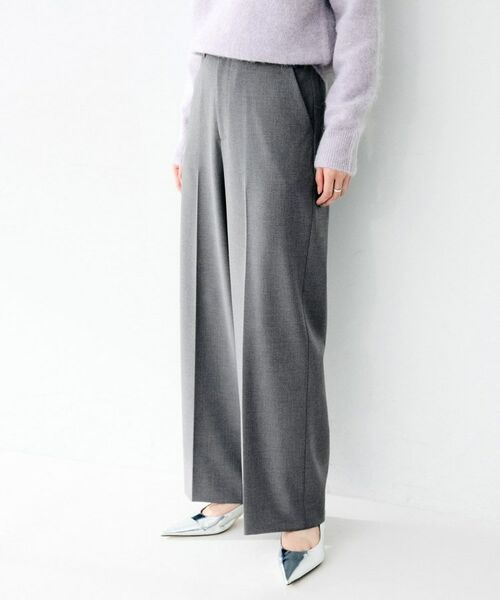 UNTITLED / アンタイトル パンツ | ベーシックフルレングスワイドパンツ | 詳細3