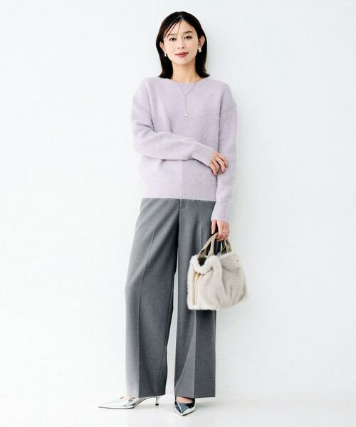 UNTITLED / アンタイトル パンツ | ベーシックフルレングスワイドパンツ | 詳細4