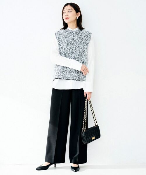 UNTITLED / アンタイトル パンツ | ベーシックフルレングスワイドパンツ | 詳細8