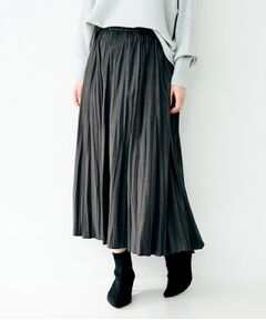 UNTITLED / アンタイトル ロング・マキシ丈スカート | スエードプリーツスカート