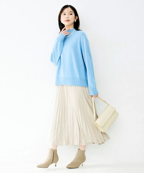 UNTITLED / アンタイトル ロング・マキシ丈スカート | スエードプリーツスカート | 詳細12