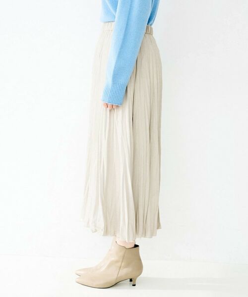 UNTITLED / アンタイトル ロング・マキシ丈スカート | スエードプリーツスカート | 詳細15