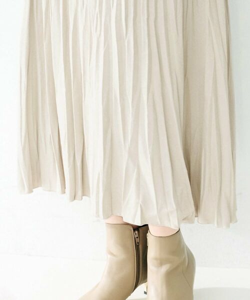 UNTITLED / アンタイトル ロング・マキシ丈スカート | スエードプリーツスカート | 詳細18
