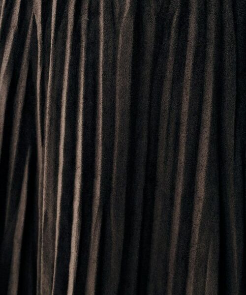 UNTITLED / アンタイトル ロング・マキシ丈スカート | スエードプリーツスカート | 詳細9