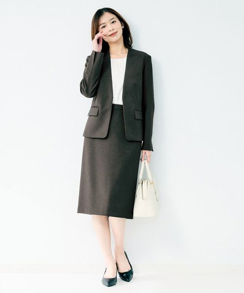 UNTITLED / アンタイトル スカート | 杢調タイトスカート | 詳細14