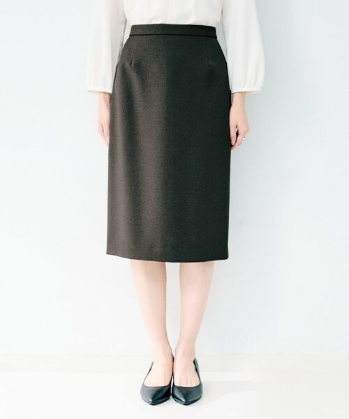 UNTITLED / アンタイトル スカート | 杢調タイトスカート | 詳細17