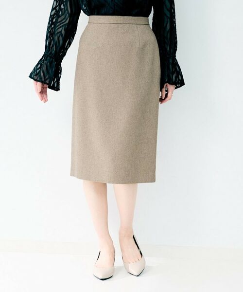 UNTITLED / アンタイトル スカート | 杢調タイトスカート | 詳細7