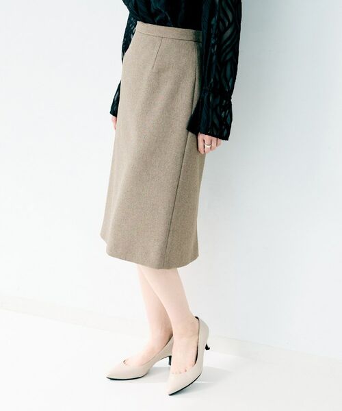 UNTITLED / アンタイトル スカート | 杢調タイトスカート | 詳細8
