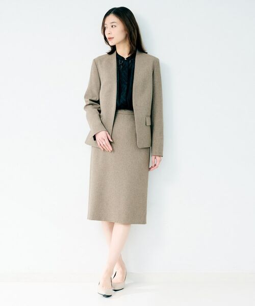 UNTITLED / アンタイトル スカート | 杢調タイトスカート | 詳細9