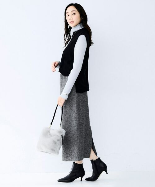 UNTITLED / アンタイトル ロング・マキシ丈スカート | ツィードスカート | 詳細4