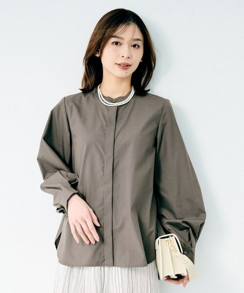 UNTITLED / アンタイトル シャツ・ブラウス | シルキータックブラウス | 詳細6