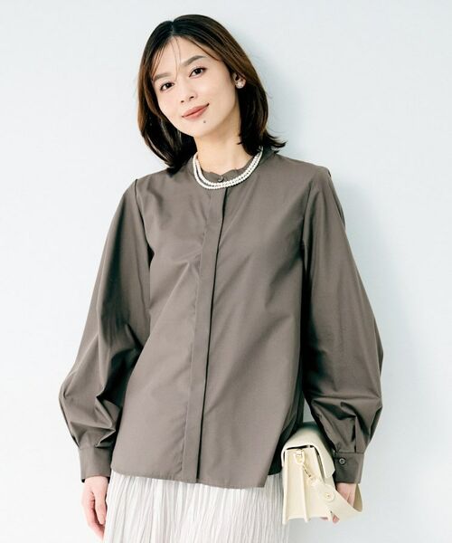 UNTITLED / アンタイトル シャツ・ブラウス | シルキータックブラウス | 詳細7