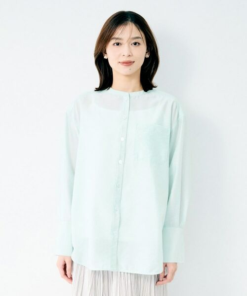 UNTITLED / アンタイトル シャツ・ブラウス | シアーオーバーシャツ | 詳細10