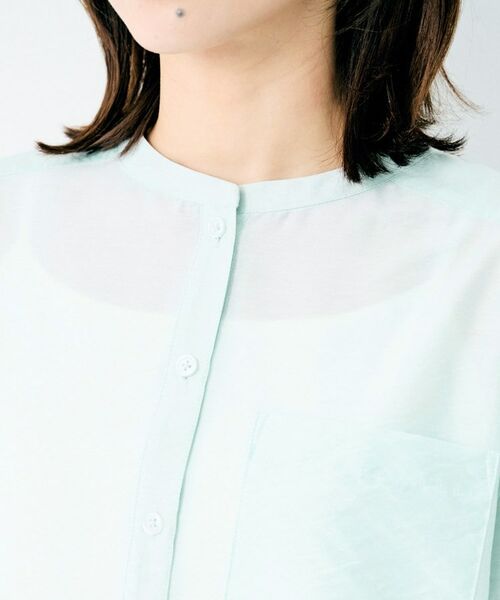 UNTITLED / アンタイトル シャツ・ブラウス | シアーオーバーシャツ | 詳細13