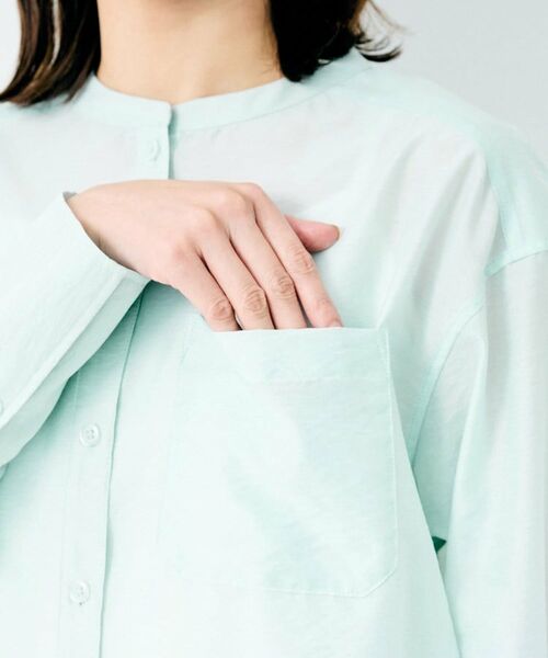 UNTITLED / アンタイトル シャツ・ブラウス | シアーオーバーシャツ | 詳細14