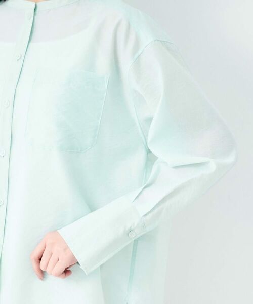 UNTITLED / アンタイトル シャツ・ブラウス | シアーオーバーシャツ | 詳細15
