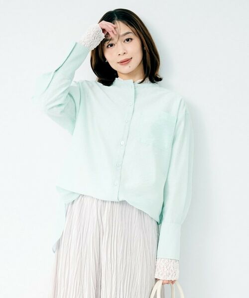 UNTITLED / アンタイトル シャツ・ブラウス | シアーオーバーシャツ | 詳細6