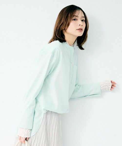 UNTITLED / アンタイトル シャツ・ブラウス | シアーオーバーシャツ | 詳細7