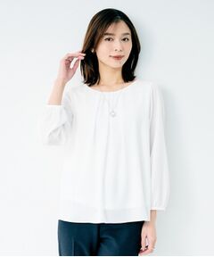 UNTITLED / アンタイトル シャツ・ブラウス | パウダリータックブラウス