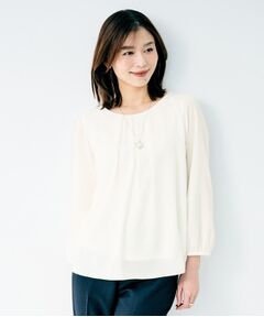 UNTITLED / アンタイトル シャツ・ブラウス | パウダリータックブラウス