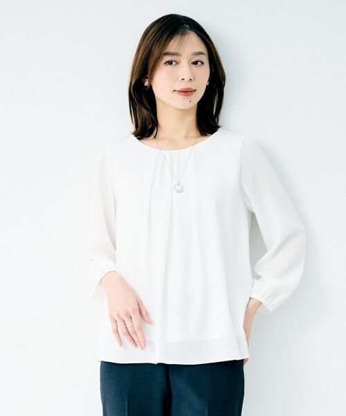 UNTITLED / アンタイトル シャツ・ブラウス | パウダリータックブラウス | 詳細2