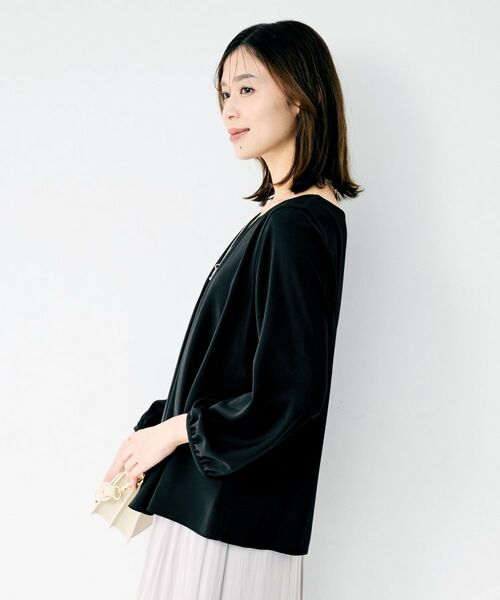 UNTITLED / アンタイトル シャツ・ブラウス | パウダリータックブラウス | 詳細7