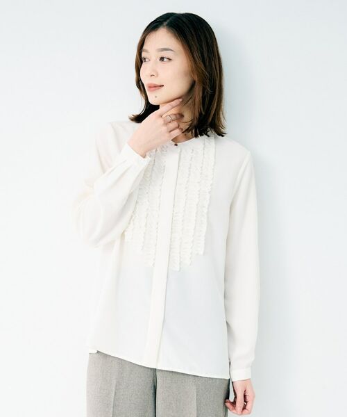 UNTITLED / アンタイトル シャツ・ブラウス | フロントフリルブラウス | 詳細2