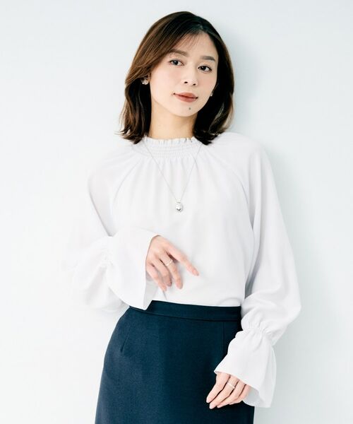 UNTITLED / アンタイトル シャツ・ブラウス | シャーリングデザインブラウス | 詳細10