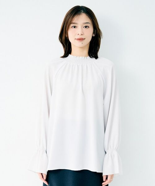 UNTITLED / アンタイトル シャツ・ブラウス | シャーリングデザインブラウス | 詳細14