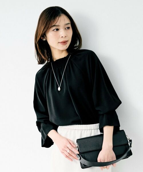 UNTITLED / アンタイトル シャツ・ブラウス | シャーリングデザインブラウス | 詳細6