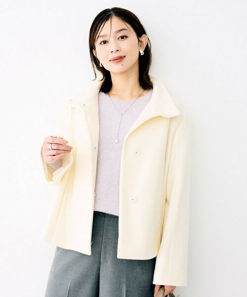 UNTITLED / アンタイトル その他アウター | スタンドカラーショートコート | 詳細2