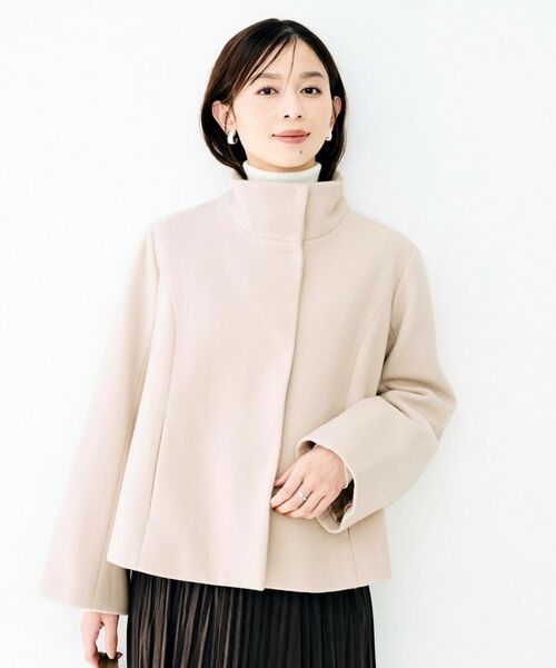 UNTITLED / アンタイトル その他アウター | スタンドカラーショートコート(グレージュ(050))
