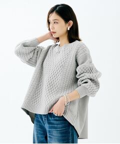 UNTITLED / アンタイトル ニット・セーター | 【TORRAZZO DONNA】ドッキングニットトップス