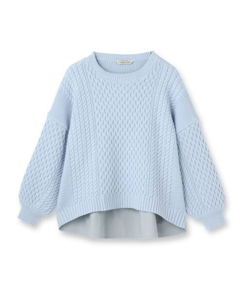 UNTITLED / アンタイトル ニット・セーター | 【TORRAZZO DONNA】ドッキングニットトップス | 詳細1