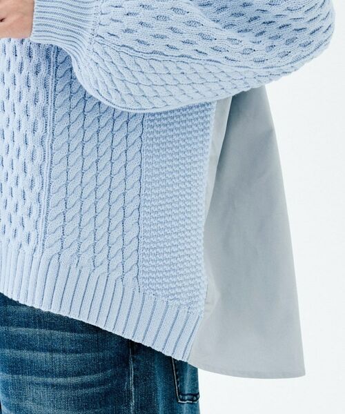 UNTITLED / アンタイトル ニット・セーター | 【TORRAZZO DONNA】ドッキングニットトップス | 詳細19