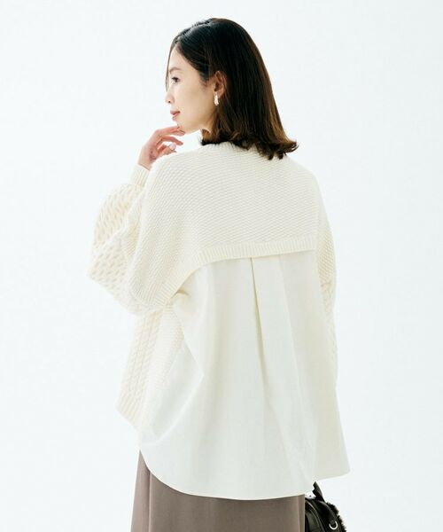 UNTITLED / アンタイトル ニット・セーター | 【TORRAZZO DONNA】ドッキングニットトップス | 詳細3